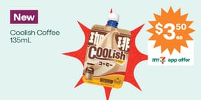 Coolish Coffee 135mL $3.50ea with the app