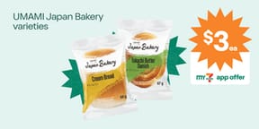 UMAMI Japan Bakery Varieties $3ea with the app