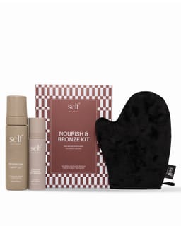 Purchase Nourishing Tanning Oil and Bronzing Foam and Receive Velvet Tanning Mitt Free