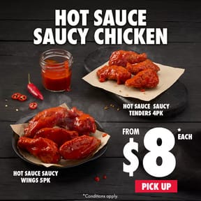 Pick Up: Hot Sauce Saucy Chicken!