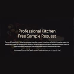 Birch & Waite Sample Request