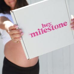 Hey, Milestone Pregnancy Sample Box