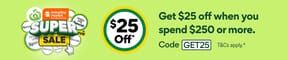 $25 Off When You Spend $250 or More at Woolworths