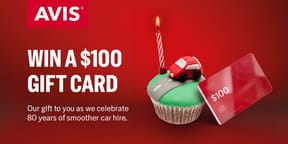 Win 1 of 80 x $100 Pre-Paid Debit Cards With Avis