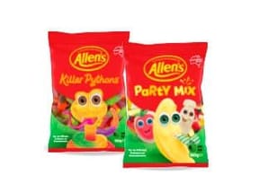 Allens Medium Bags 150g - 200g Varieties - 2 for $7