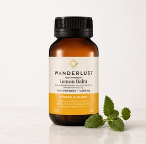 Free Wanderlust Lemon Balm Capsules