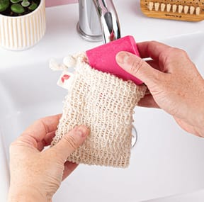 Free Ethique Shampoo & Soap Saver Bag With Purchase